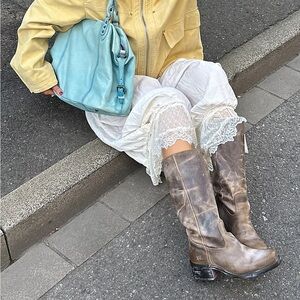 Frye For FP Campus 14L Boots - Dusty Taupe